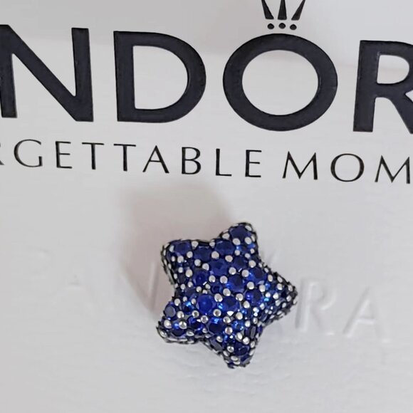 Pandora Jewelry - Pandora Bold Pavé Star Charm S925 Silver with box